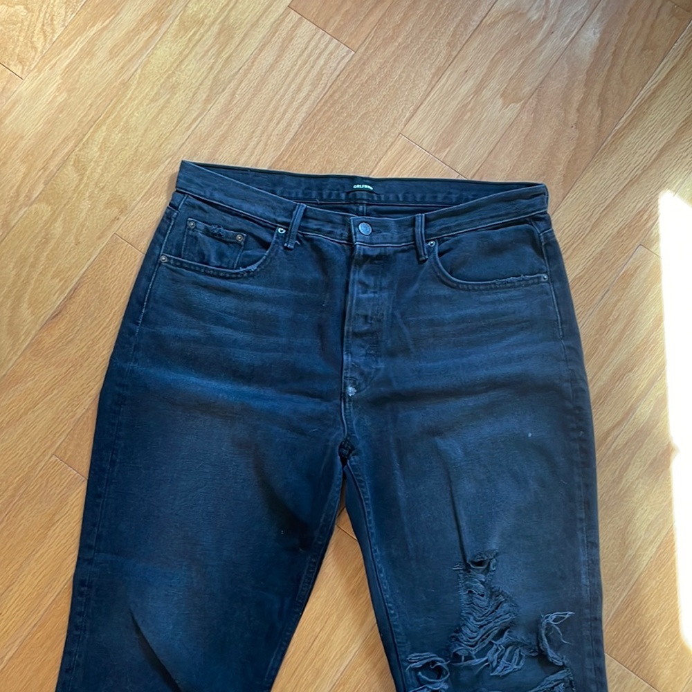 GRLFRND Helena size 32 distressed cropped color Magnitude